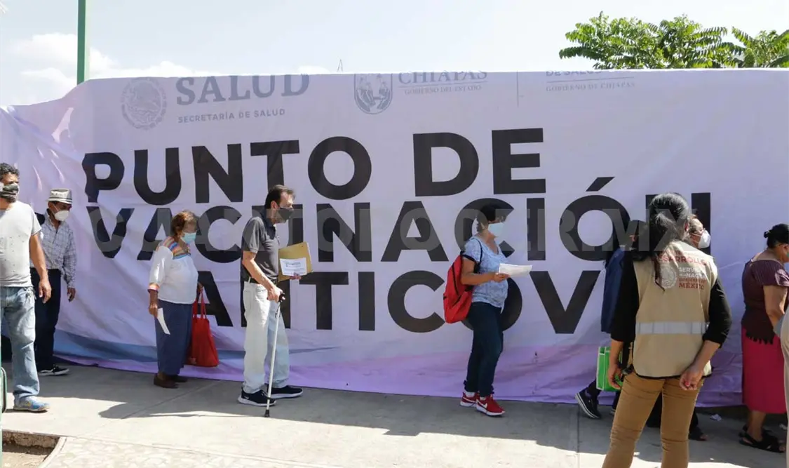 Inicia aplicación de la segunda dosis anticovid