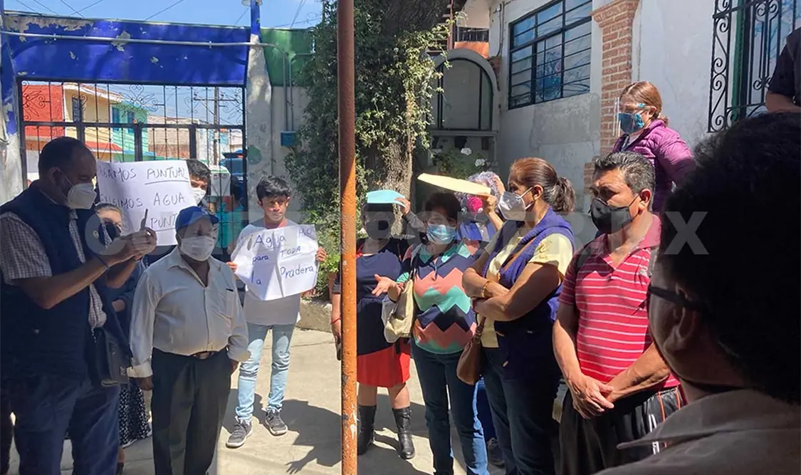 Reclaman a Sapam por falta de agua