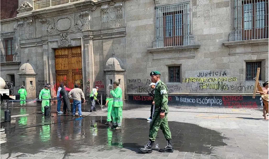 Palacio Nacional en la Ciudad de México. Cortesía