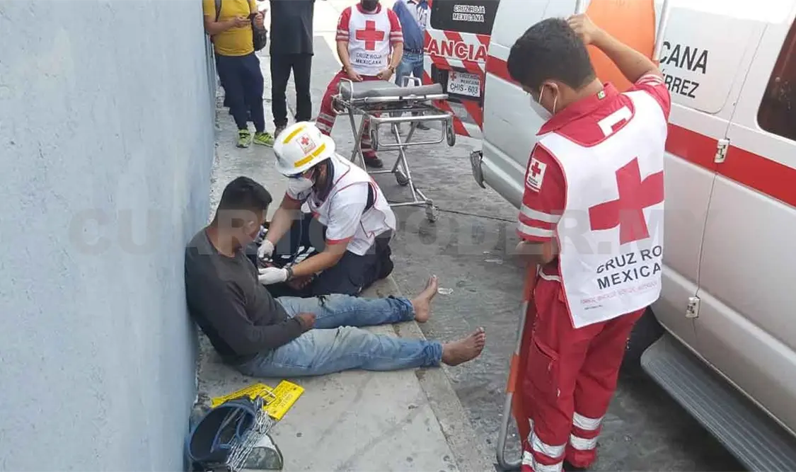 Sujeto se electrocuta y termina en el hospital