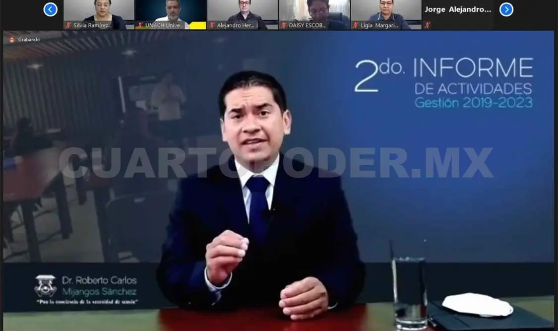 Rinde su segundo informe Roberto Mijangos Sánchez