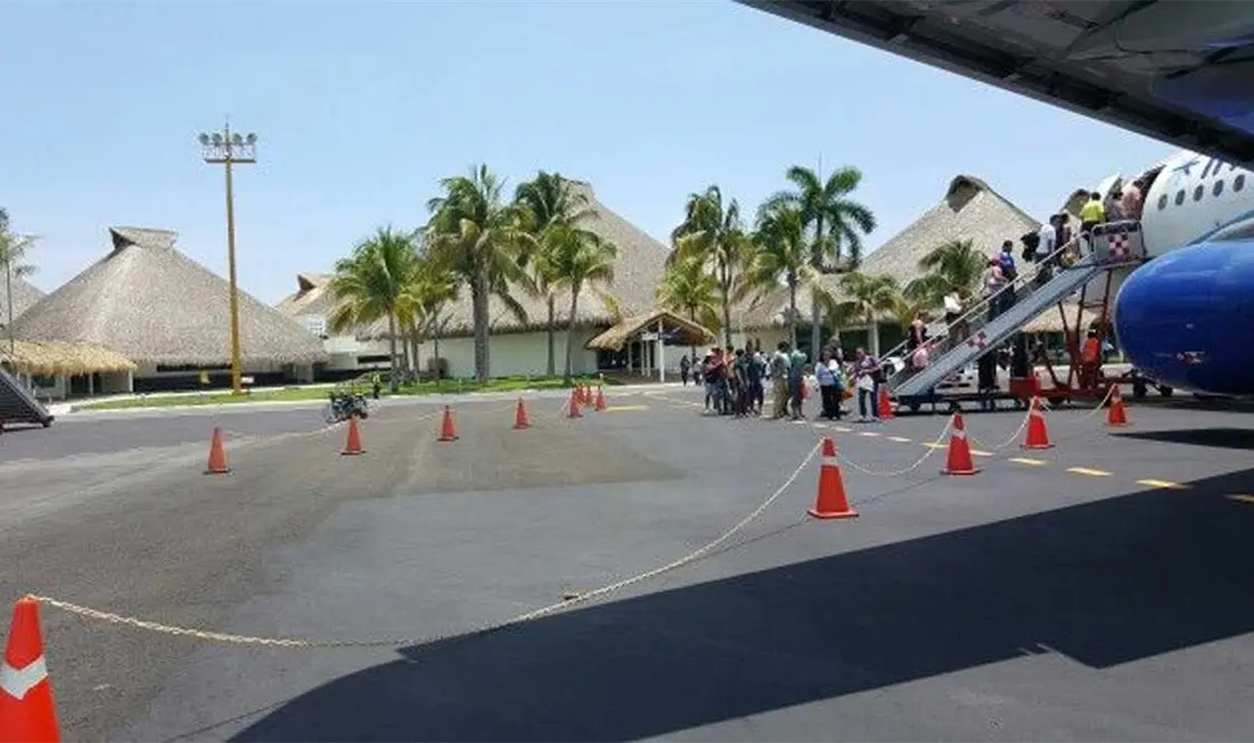 Al destino turístico arribaron en ese periodo 151 vuelos de distintas compañías. Cortesía