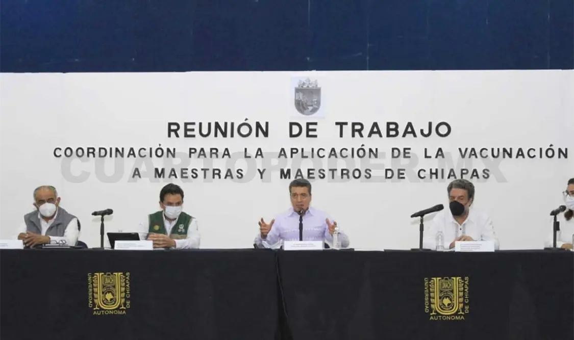 Este 20 de abril inicia vacunación a docentes