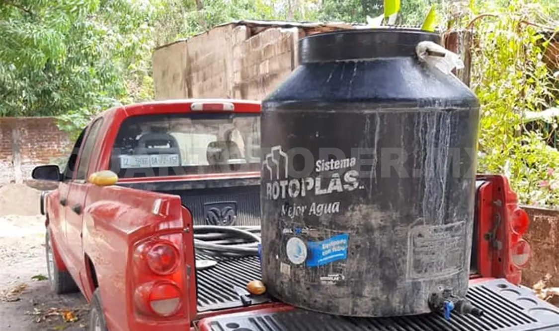 Metapa, en crisis por falta de agua potable
