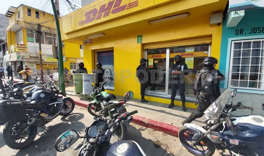 Violento asalto en negocio de mensajería