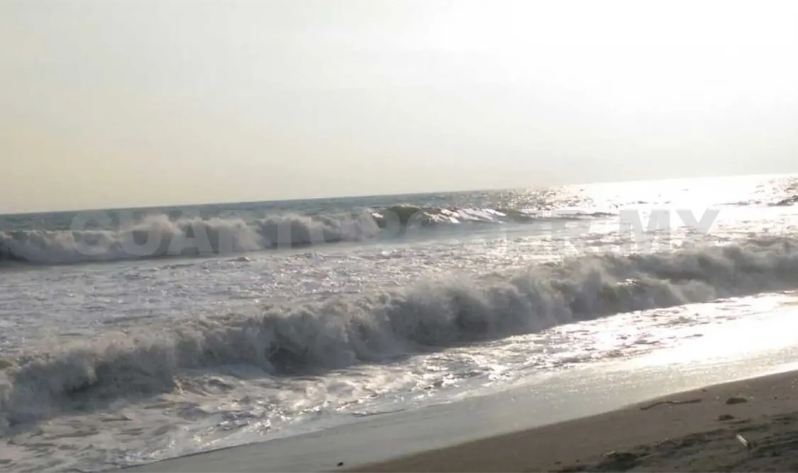 Se presenta mar de fondo en playas chiapanecas
