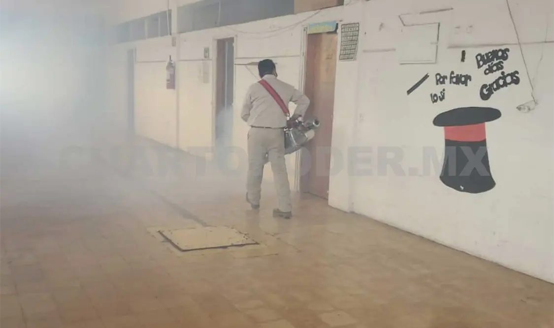 Fumigan edificios públicos de Tapachula