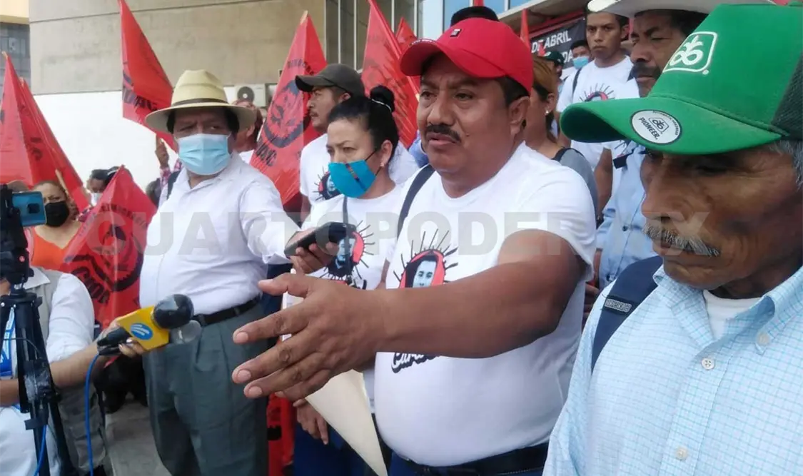 Cioac realizó plantón para exigir justicia por asesinato