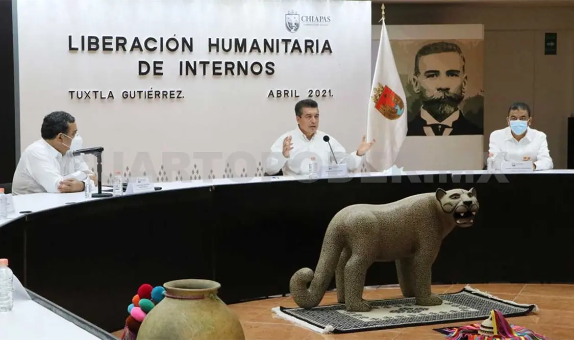 Realizan liberación humanitaria de 262 internos en penales