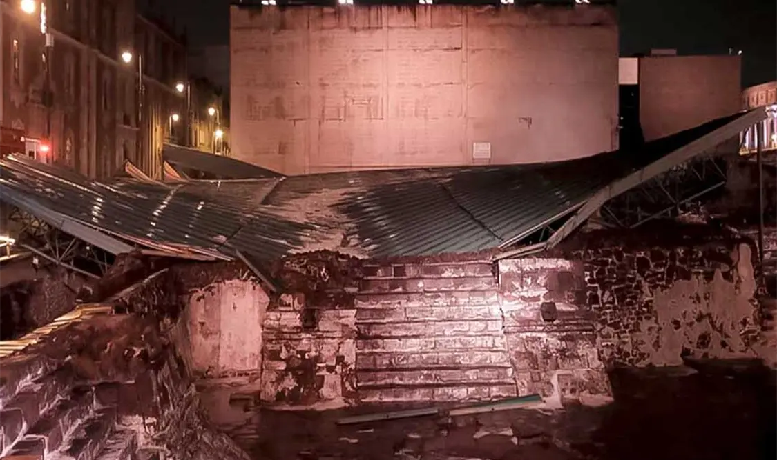 El incidente fue provocado por la granizada que azotó a la Ciudad de México. Cortesía