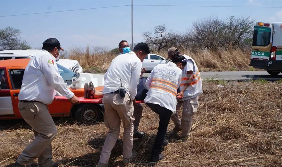 Dos personas heridas en accidente carretero