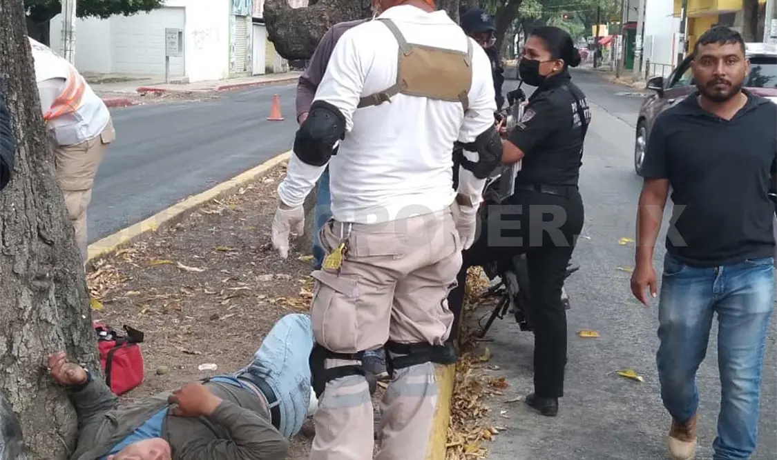 El percance vial ocurrió ayer por la tarde sobre el bulevar 28 de Agosto, frente a la colonia Fovissste. Cortesía