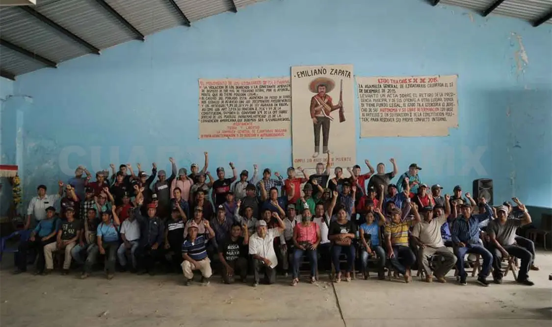 Toman protesta nuevos representantes de barrios