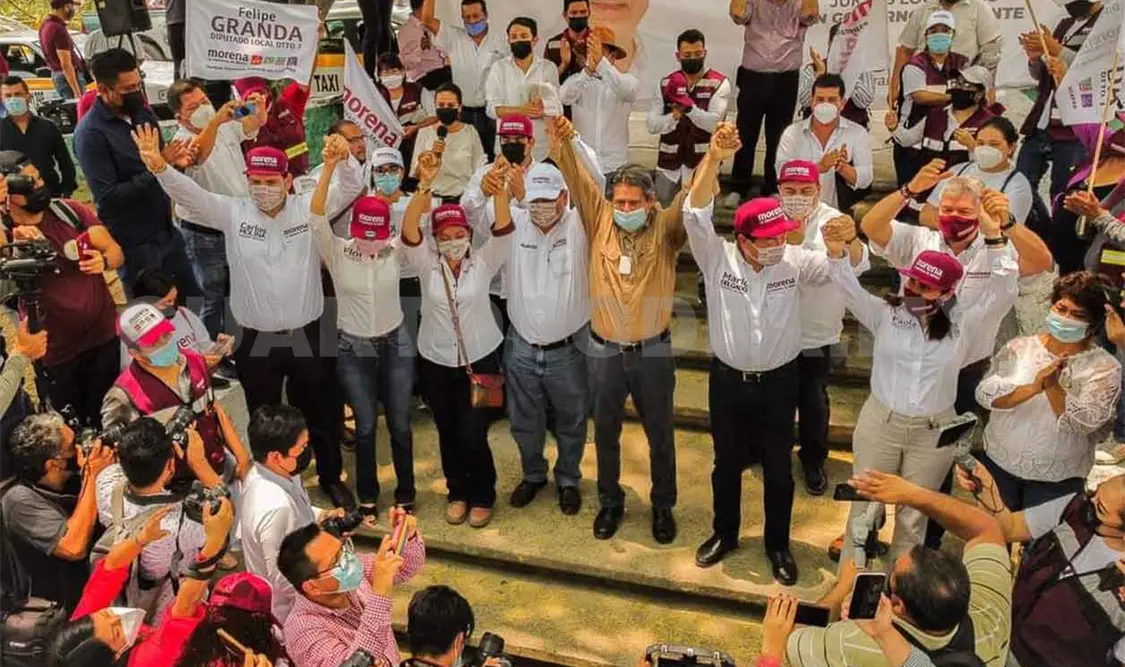 Chiapas garantizará triunfo del pueblo: Delgado