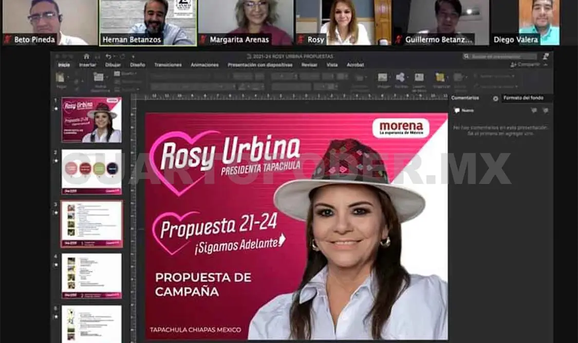Urbina presenta plan de trabajo