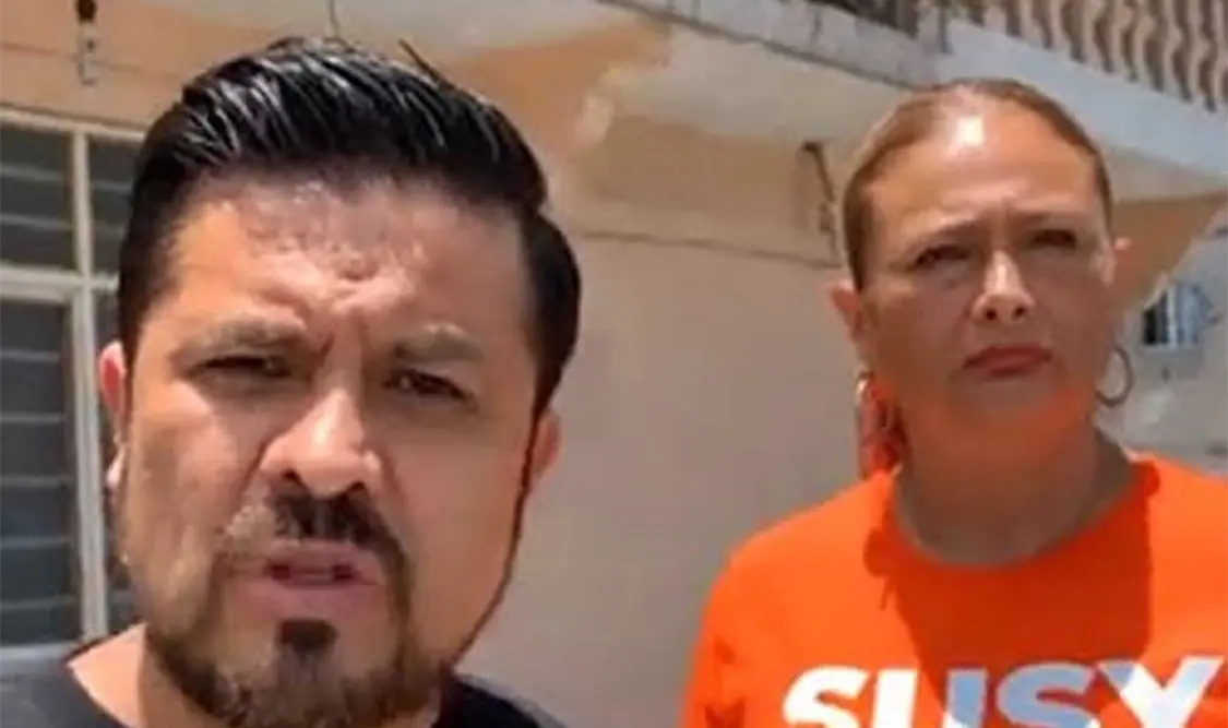 Cuando candidatos de MC realizaban actividades de campaña, fueron sorprendidos por grupos de choque de Morena. Cortesía