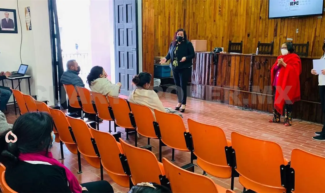 A menos de un mes de la jornada electoral se intensifican los talleres. Cortesía