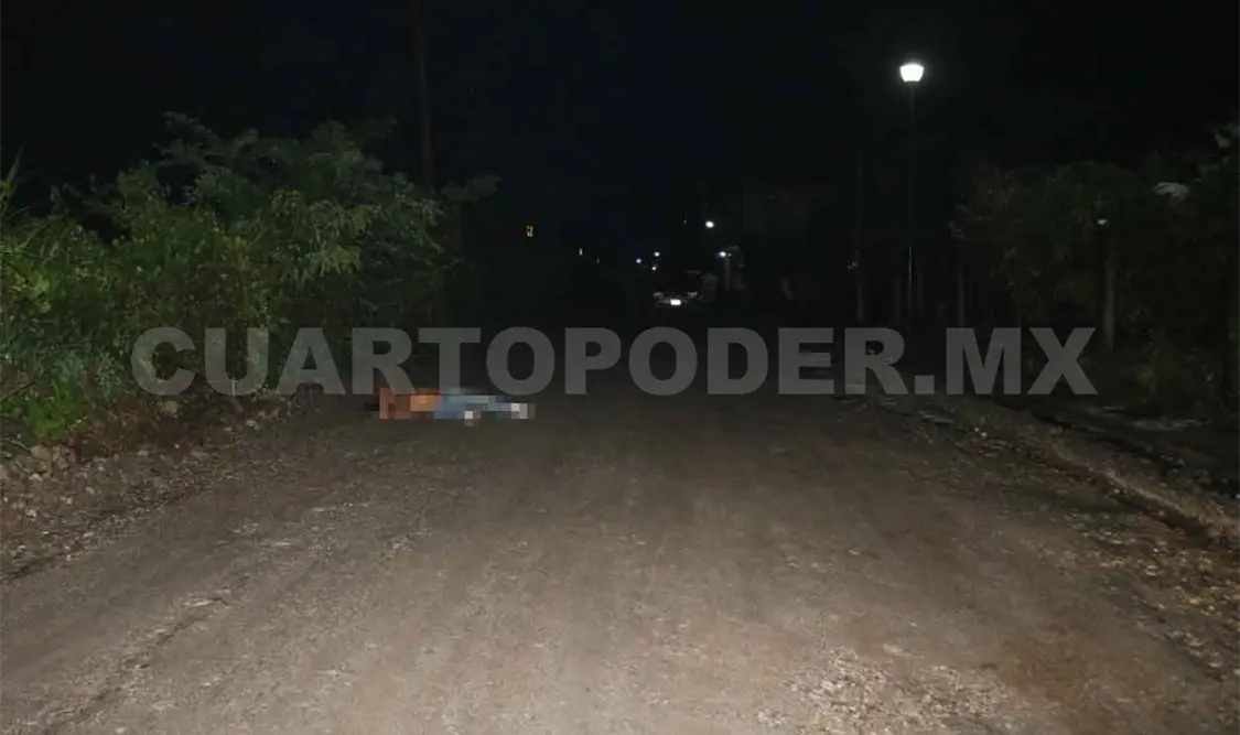 Asesinan a balazos a joven
