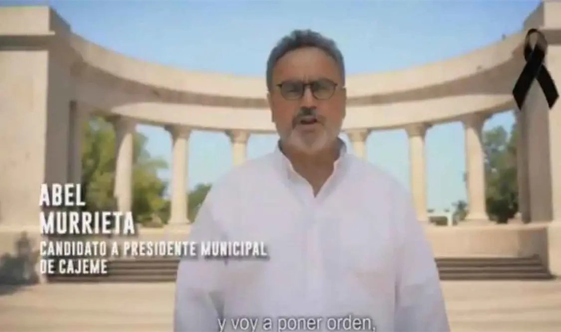 Último spot de candidato antes de ser asesinado
