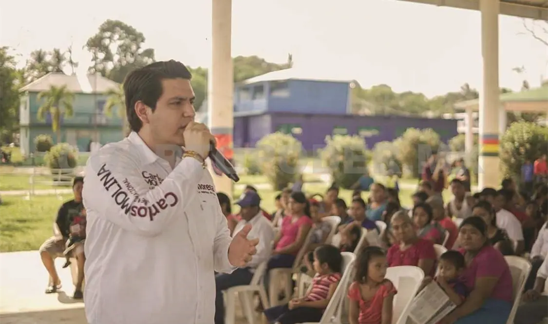 A nosotros nos respalda el pueblo: Carlos Molina
