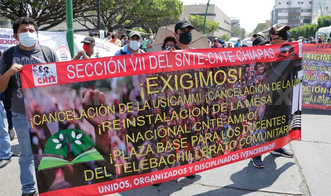 Anuncia Sección 07 marcha y plantón