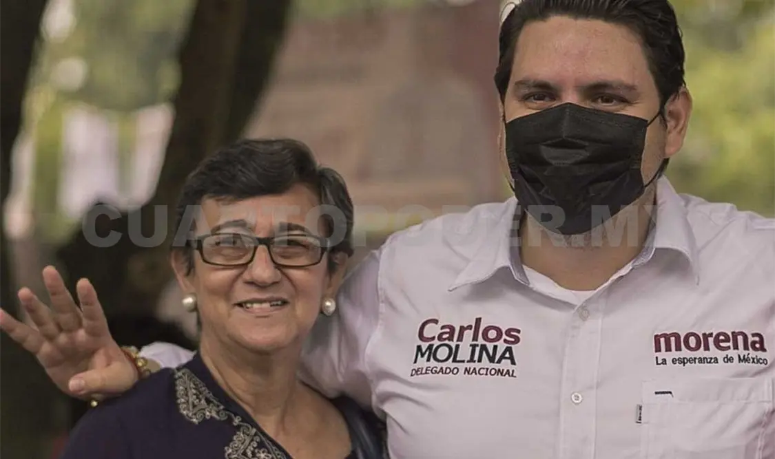 En gira de trabajo por el municipio de Juárez, Carlos Molina pidió a la ciudadanía a sumarse al proyecto de nación. CP