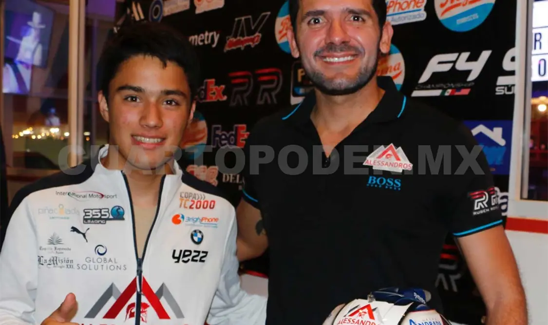 El campeón tendrá como compañero de equipo a Noel León, piloto de apenas 17 años de edad que el año pasado se coronó en la Fórmula 4 de México. Diego Pérez/CP