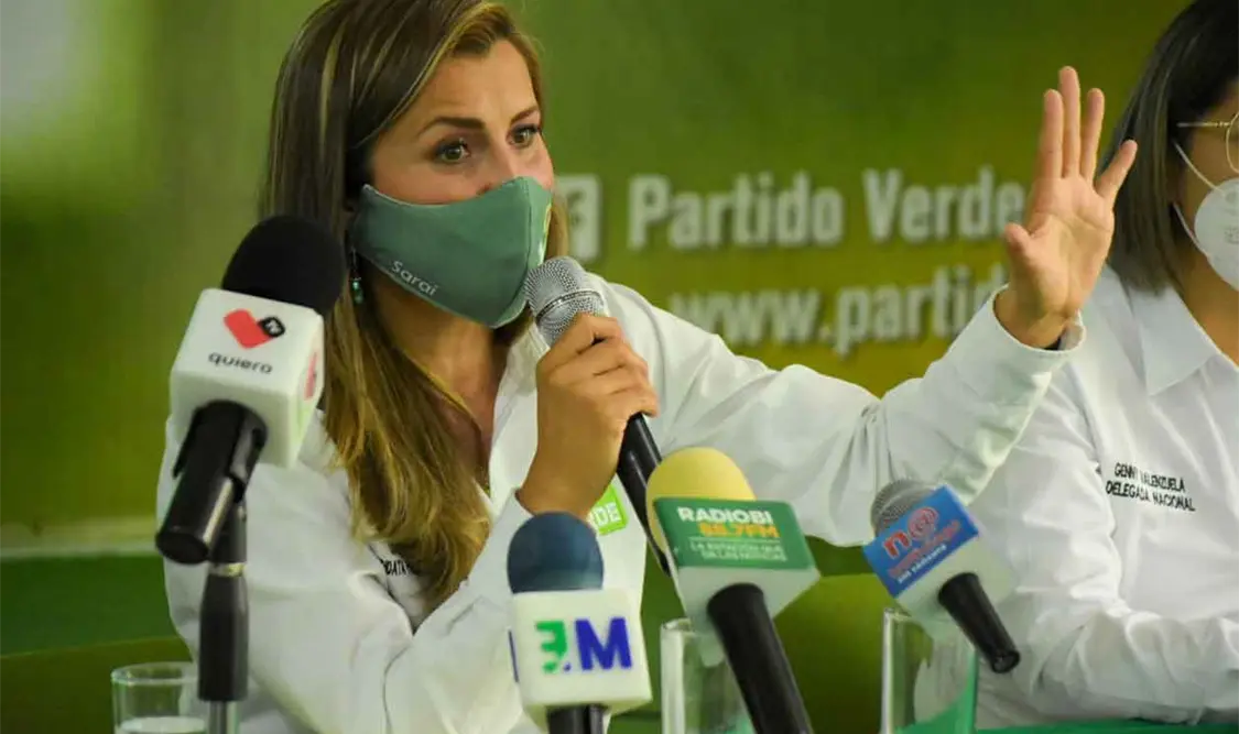 Candidata renuncia al Partido Verde