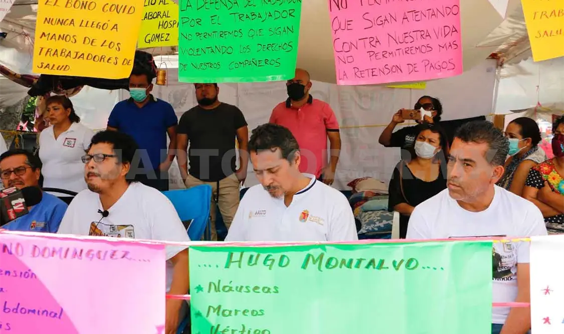 Se complica la salud de huelguistas