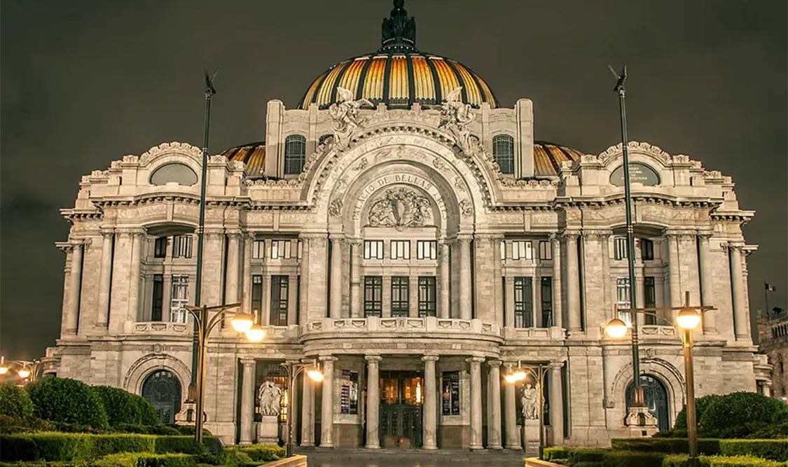 El Palacio de Bellas Artes en la Ciudad de México. Cortesía