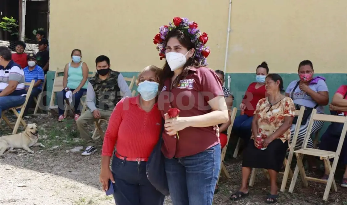 Visita Paola Villamonte a familias