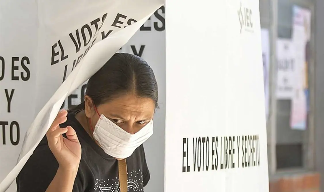 Moreno Arcos exhortó a la población a la reflexión del voto. Cortesía