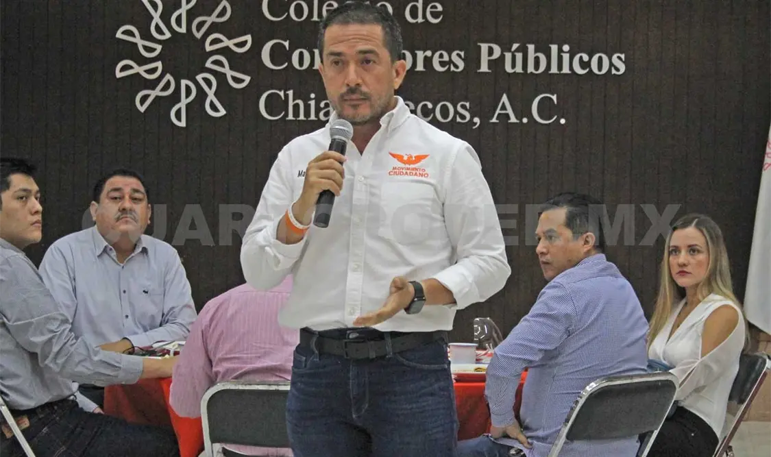Manuel Sobrino señaló que es necesario que el Consejo Rector Económico de Chiapas se instale. Cortesía