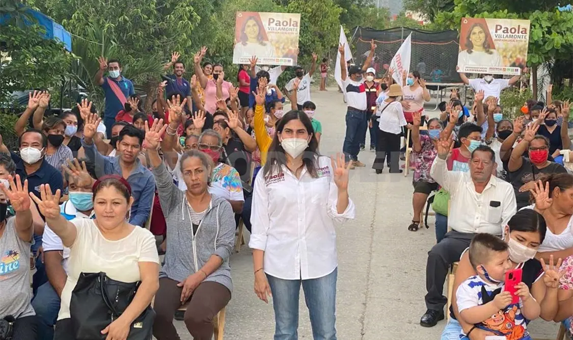 La candidata por Morena llevó a cabo su primer cierre de campaña. CP