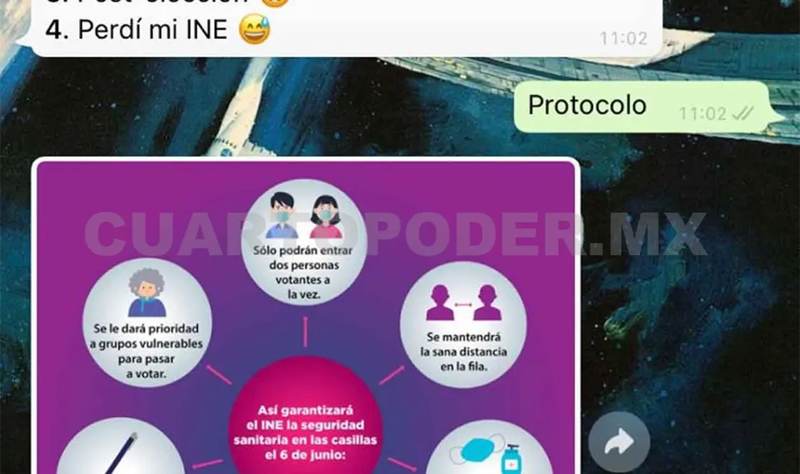 Casillas se podrán ubicar desde WhatsApp