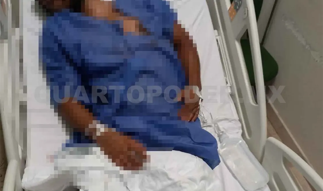 Ingresan a nosocomio a sujeto baleado en asalto