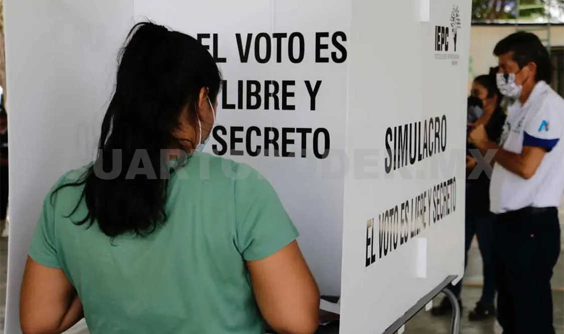 Piden paciencia para efectuar el voto