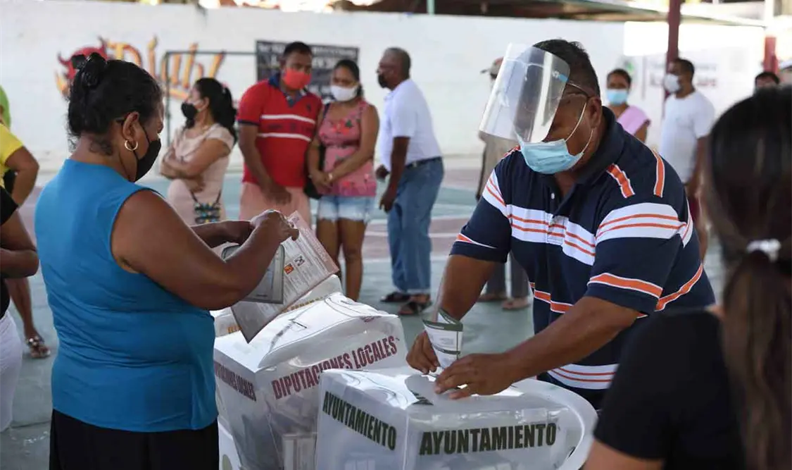 INE califica la jornada de exitosa