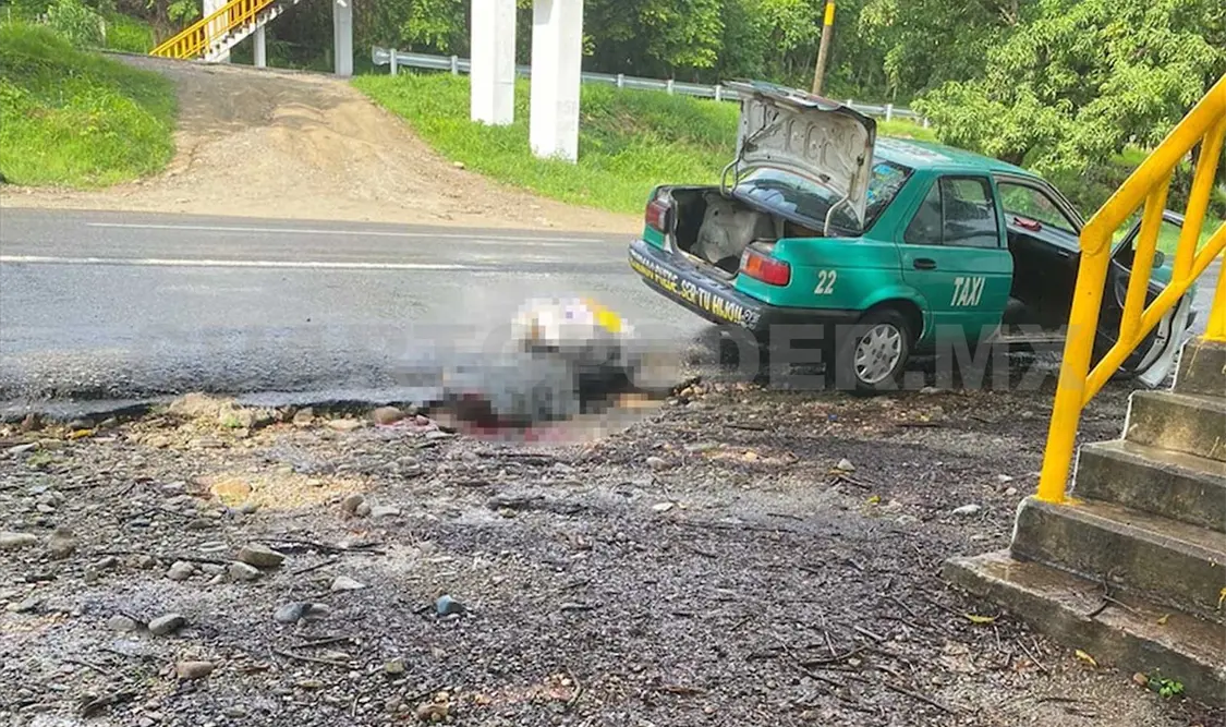 Asesinan a balazos a taxista en la Costera