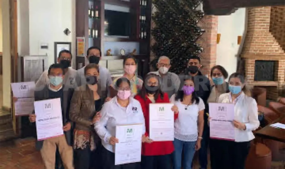 Entregan reconocimiento federal a empresas de SCLC