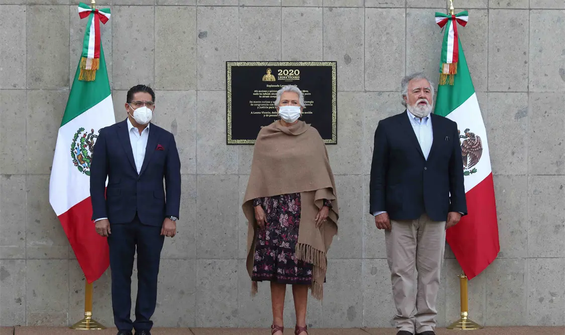 La secretaria de Gobernación, Olga Sánchez, encabezó junto al subsecretario Encinas Rodríguez la ceremonia conmemorativa a los 50 años de la represión estudiantil de 1971. El Universal