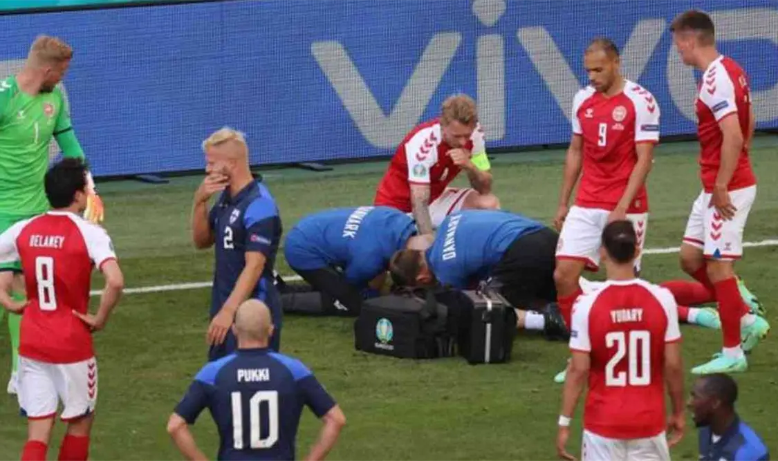 El debut de Finlandia en un torneo continental se vio ensombrecido por la emergencia médica de Eriksen. Agencias