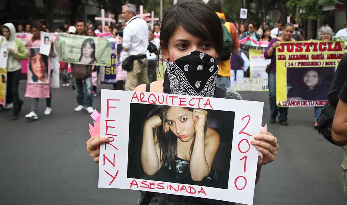 Demandan el esclarecimiento de los más de 311 feminicidios registrados en nuestro país durante los primeros meses del 2021. Cortesía