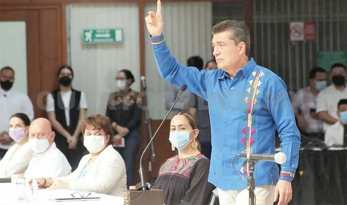 Reiteró su reconocimiento a la ciudadanía chiapaneca que participó en la jornada electoral e impuso su voluntad. CP