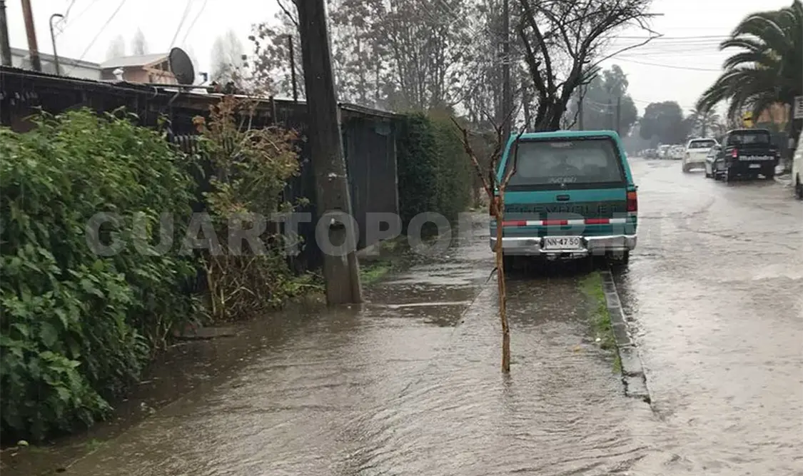 Debido a la intensidad de la lluvia, varias calles de la ciudad presentaron encharcamientos. Noel Vázquez / CP