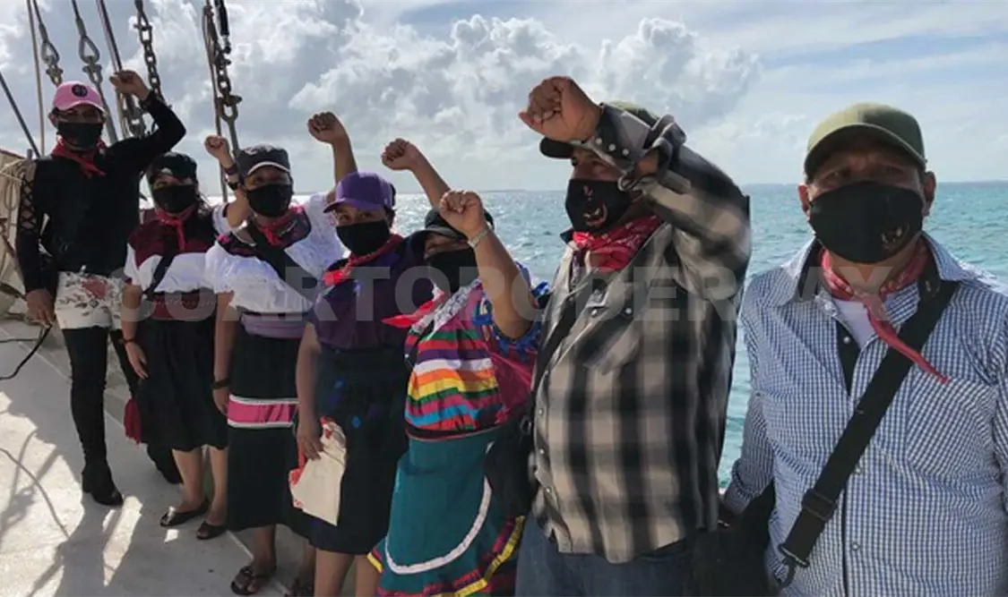 Se calcula que la tripulación zapatista aviste las costas de la Península Ibérica entre el 19 y el 20 de junio. Cortesía