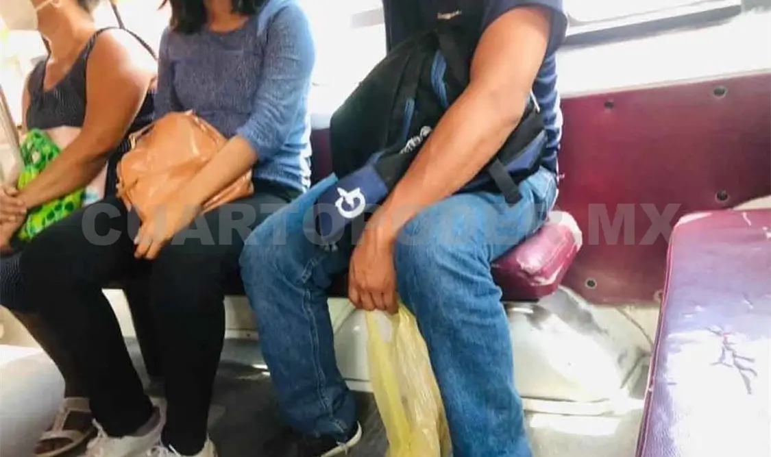 Mujer señala acoso en transporte público