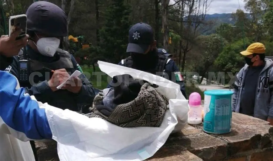 Abandonan recién nacido en la vía pública en SCLC