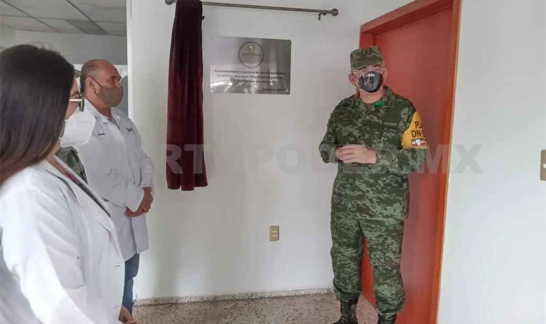 Personal médico de Sedena se retira