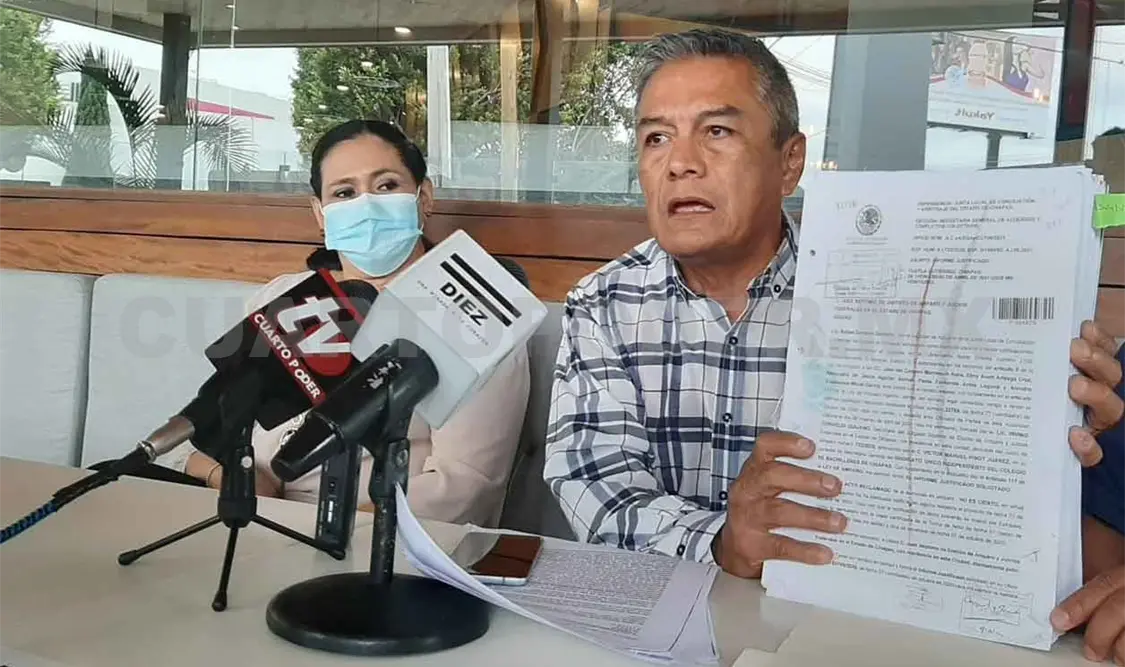 Falsificaron firmas para sacarme: Pinot